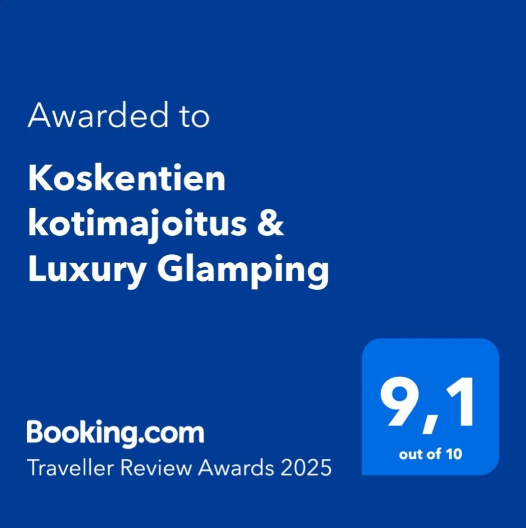 Апартаменты Koskentien Kotimajoitus & Luxury Glamping Йямся Экстерьер фото